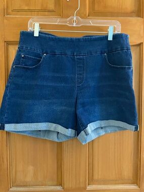 Time  and Tru Wide Waistband shorts.